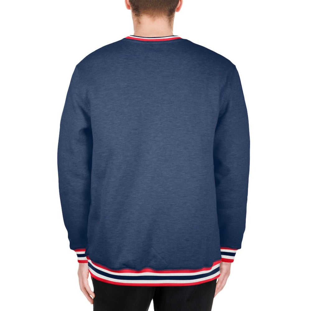 Atlanta Braves New Era Pullover Sweatshirt - Navy - New Era Online