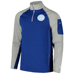 Chicago Cubs New Era Father's Day Raglan Quarter-Zip Top - Royal - New Era Discount