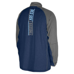 Boston Red Sox New Era Father's Day Raglan Quarter-Zip Top - Navy - New Era on Sale