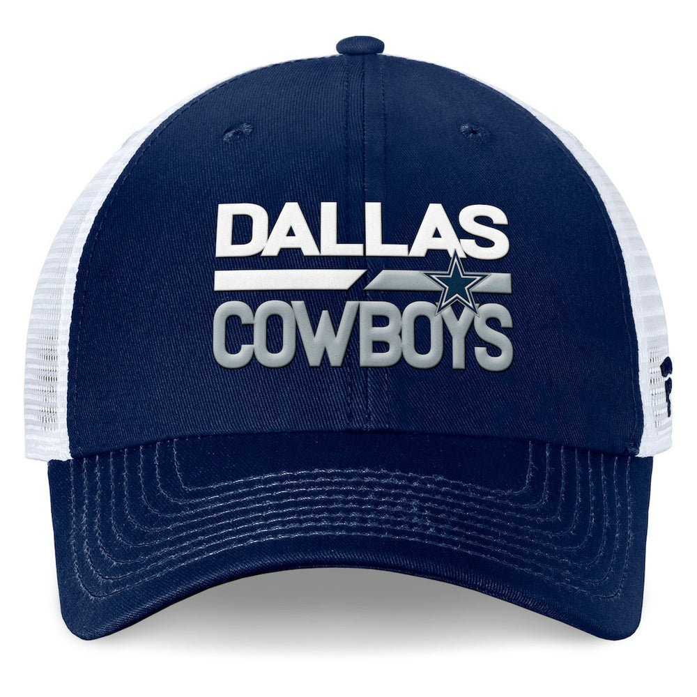 Fanatics Dallas Cowboys Fundamentals Trucker Adjustable Hat Navy/White