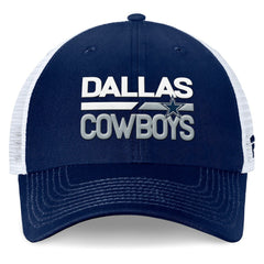 Fanatics Dallas Cowboys Fundamentals Trucker Adjustable Hat Navy/White