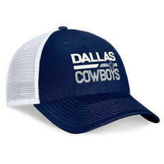 Fanatics Dallas Cowboys Fundamentals Trucker Adjustable Hat Navy/White