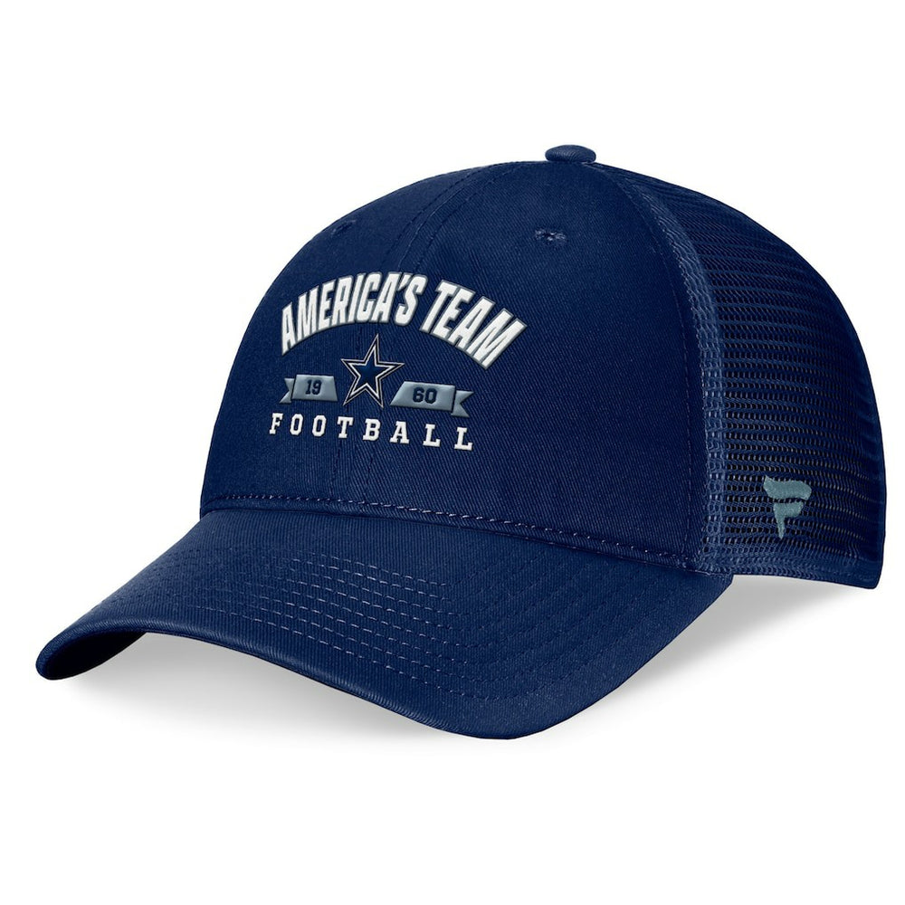 Fanatics Dallas Cowboys Fundamentals Timeout Trucker Adjustable Hat Navy