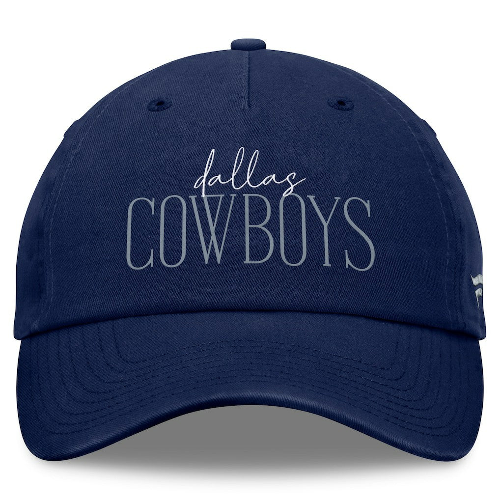 Fanatics Dallas Cowboys Women's Fundamentals Review Adjustable Hat Navy