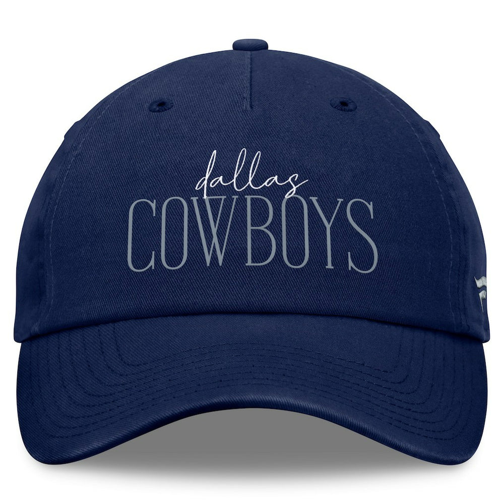 Fanatics Dallas Cowboys Women's Fundamentals Review Adjustable Hat Navy