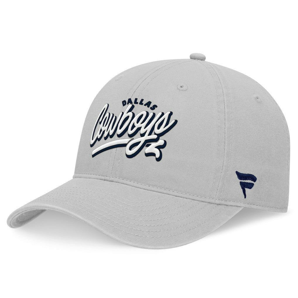 Fanatics Dallas Cowboys Women's Rustic Kickoff Adjustable Hat  Gray