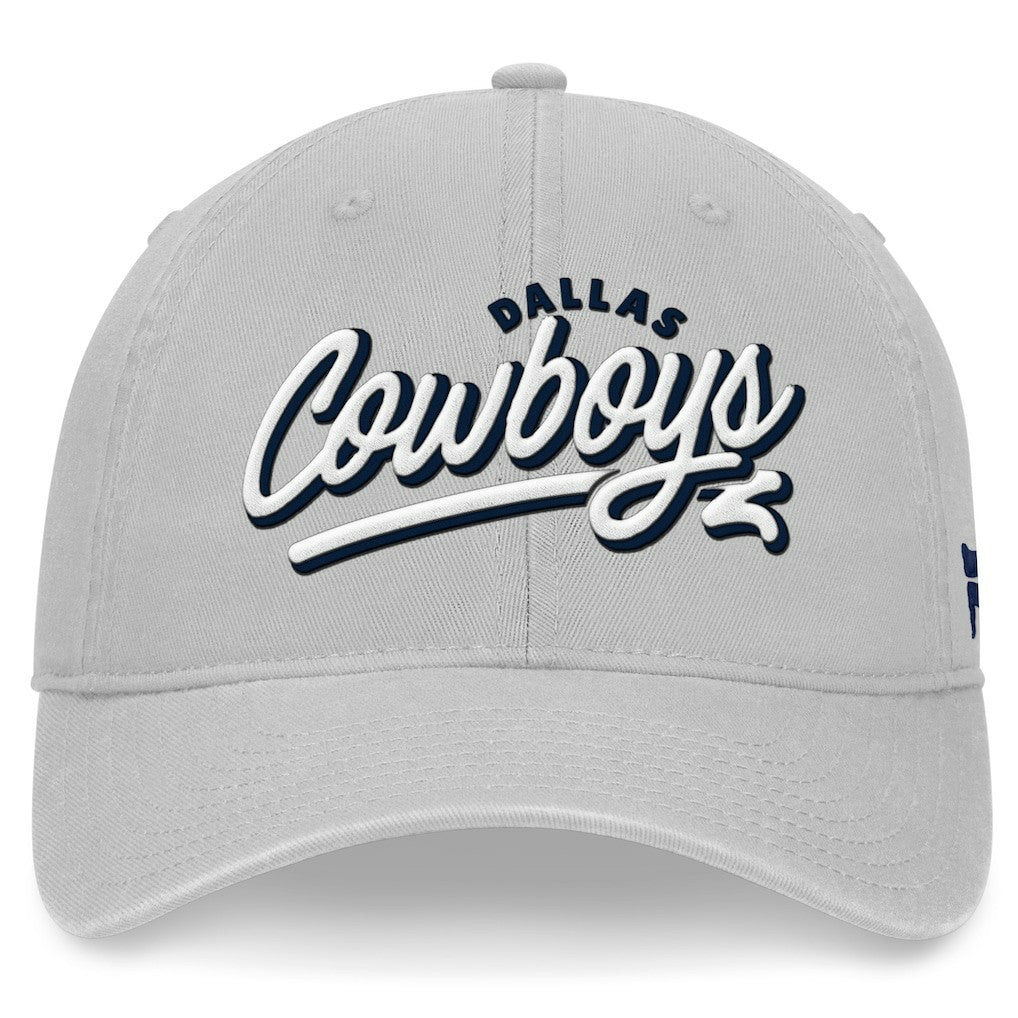 Fanatics Dallas Cowboys Women's Rustic Kickoff Adjustable Hat  Gray