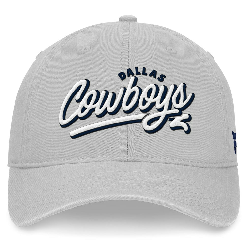 Fanatics Dallas Cowboys Women's Rustic Kickoff Adjustable Hat  Gray