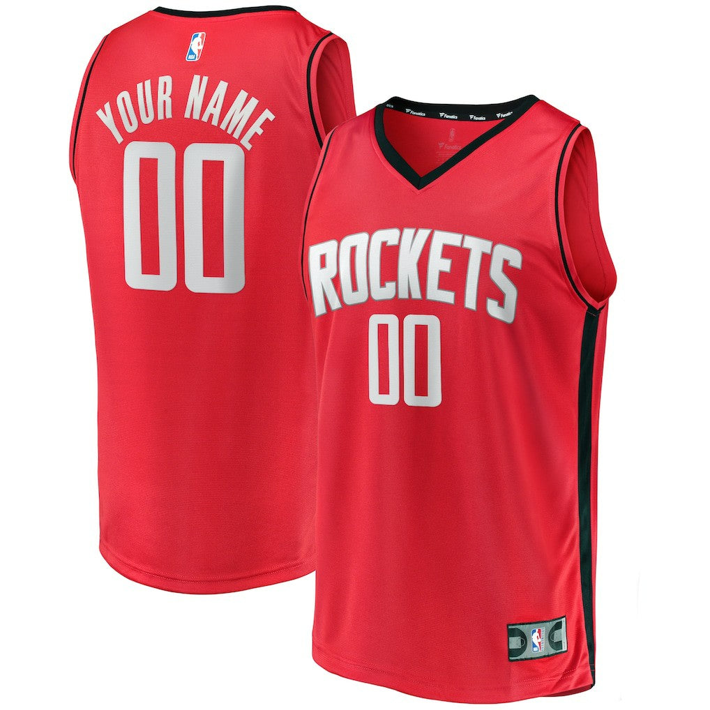 Houston Rockets Fast Break Custom Replica Jersey Icon Edition - Red | Fanatics for sale