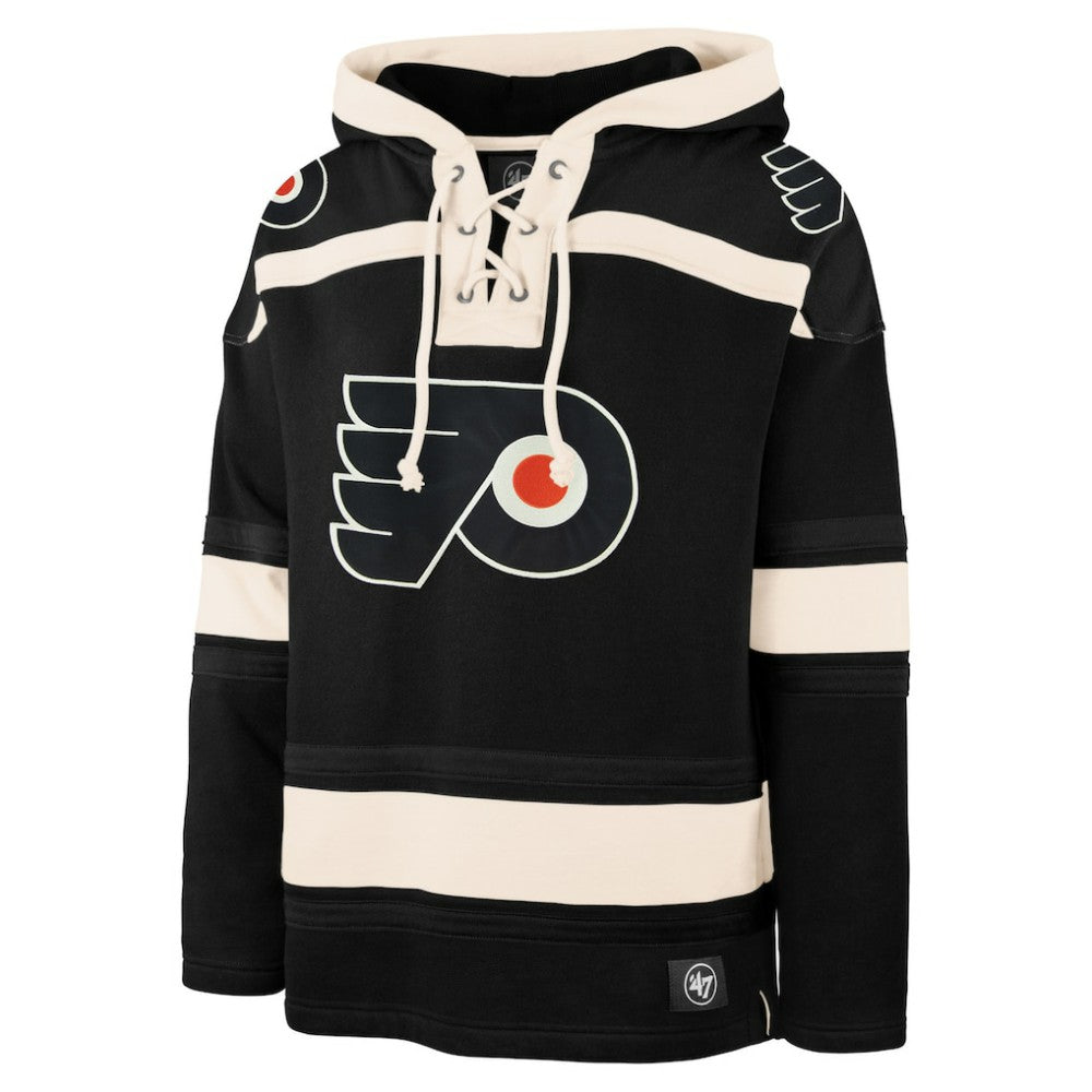 Philadelphia Flyers '47 Superior Lacer Hoodie - Black - NHL 200852255