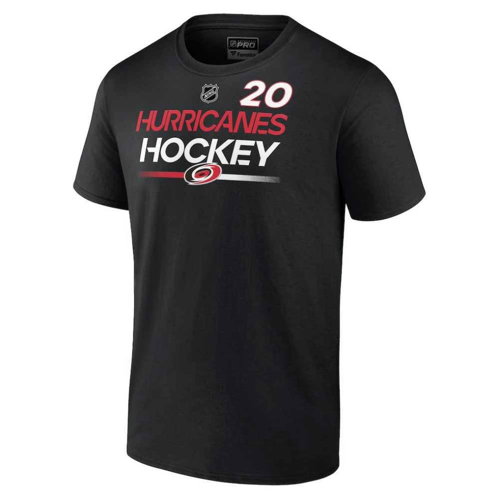 Sebastian Aho Carolina Hurricanes Fanatics  Authentic Pro Prime Name & Number T-Shirt - Black - NHL 200852371