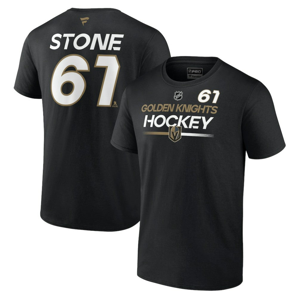 Mark Stone Vegas Golden Knights Fanatics  Authentic Pro Prime Name & Number T-Shirt - Black - NHL 200852421