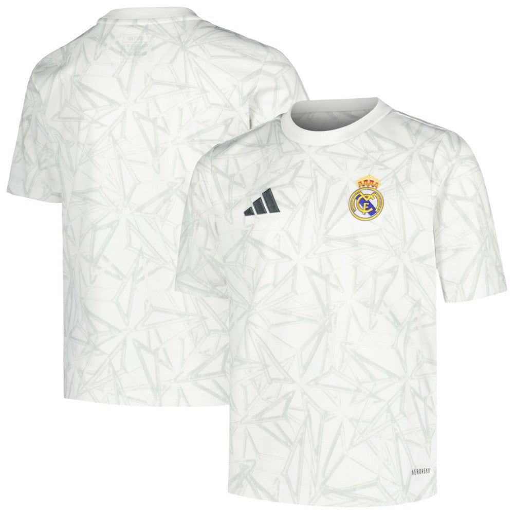 Real Madrid Youth 2024/25 Pre-Match Top White - Adidas sale