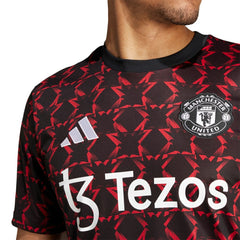 Manchester United 2024/25 Pre-Match Top Black - Adidas for sale