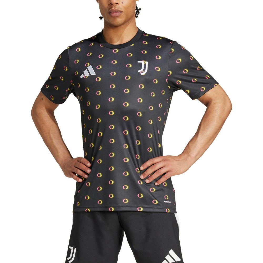 Juventus 2024/25 Slim Fit Pre-Match Top Black - Adidas outlet