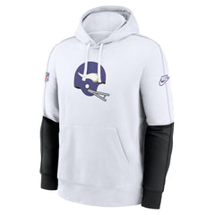 Nike Minnesota Vikings Alternate Logo Club Pullover Hoodie White