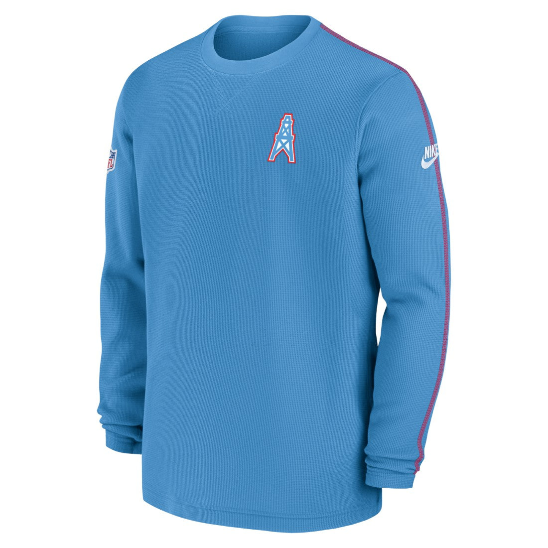 Nike Tennessee Titans Alternate Logo Coach Long Sleeve Top Light Blue