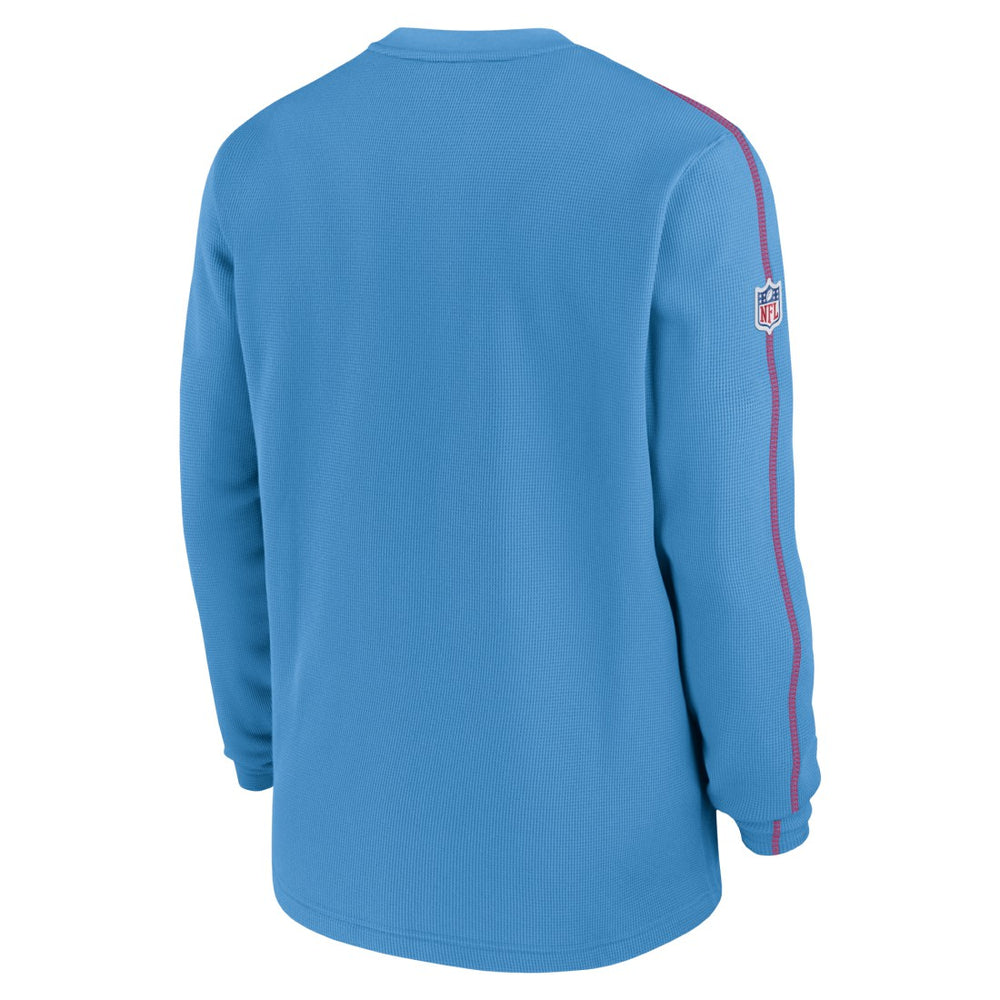 Nike Tennessee Titans Alternate Logo Coach Long Sleeve Top Light Blue