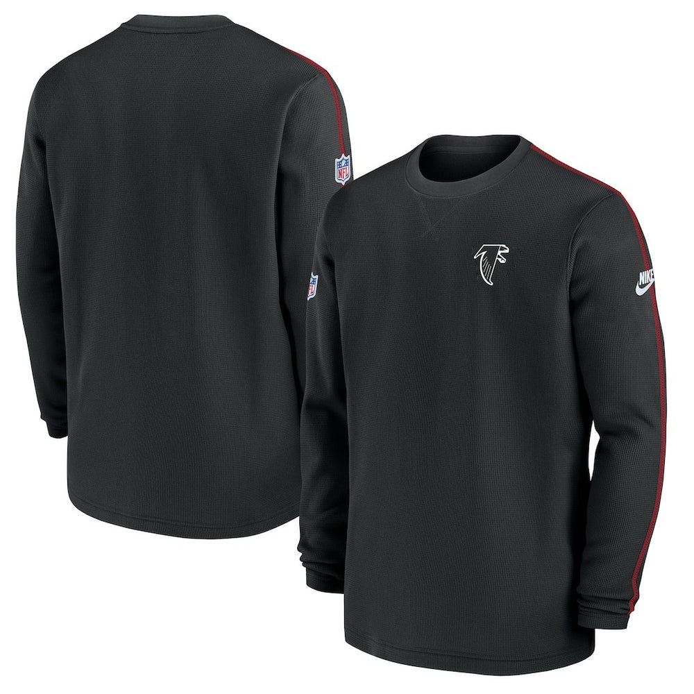 Nike Atlanta Falcons Alternate Logo Coach Long Sleeve Top Black
