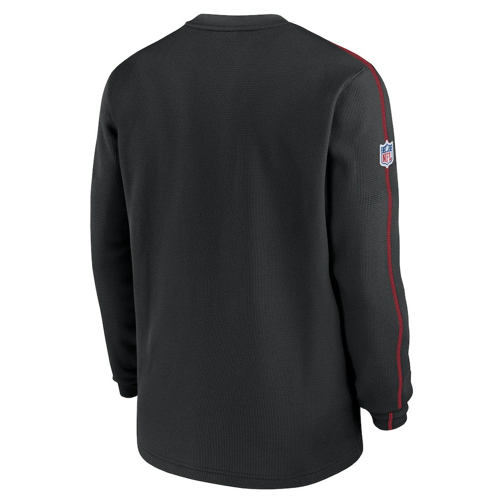 Nike Atlanta Falcons Alternate Logo Coach Long Sleeve Top Black