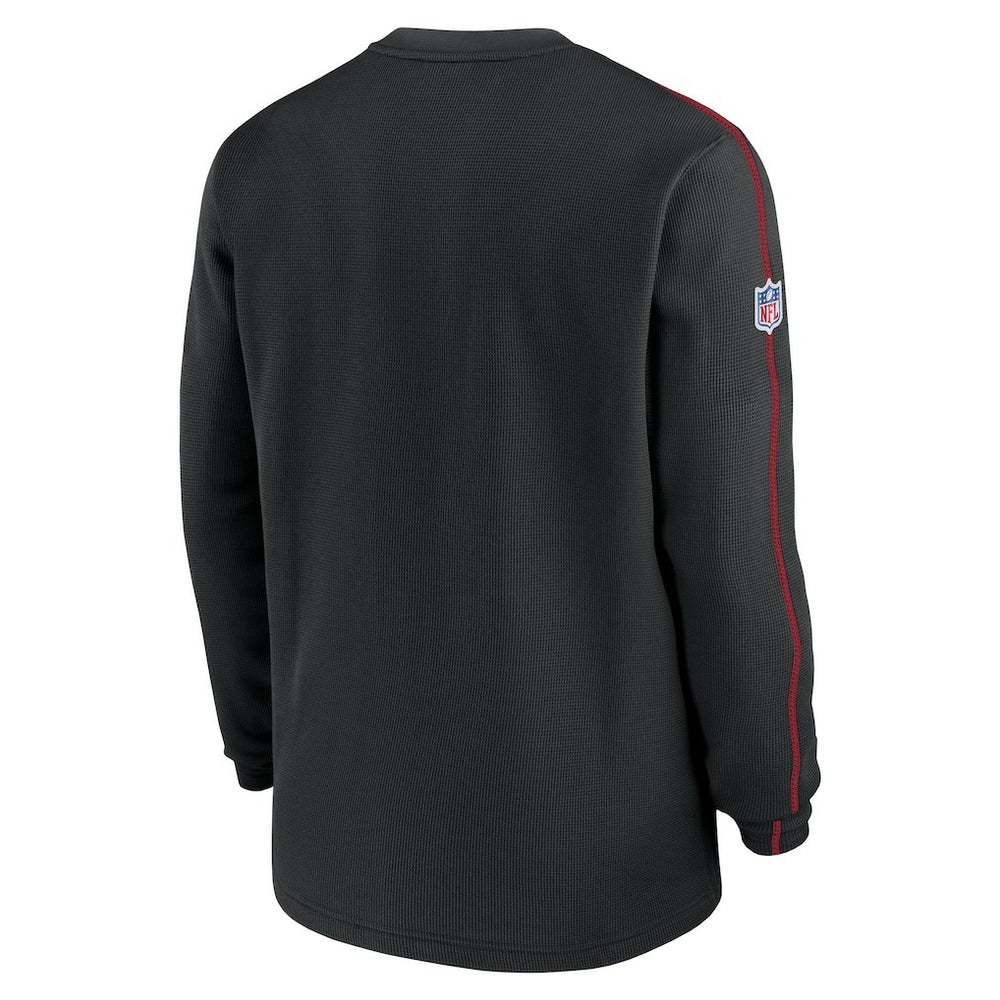 Nike Atlanta Falcons Alternate Logo Coach Long Sleeve Top Black