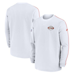 Nike Cleveland Browns Alternate Logo Coach Long Sleeve Top White