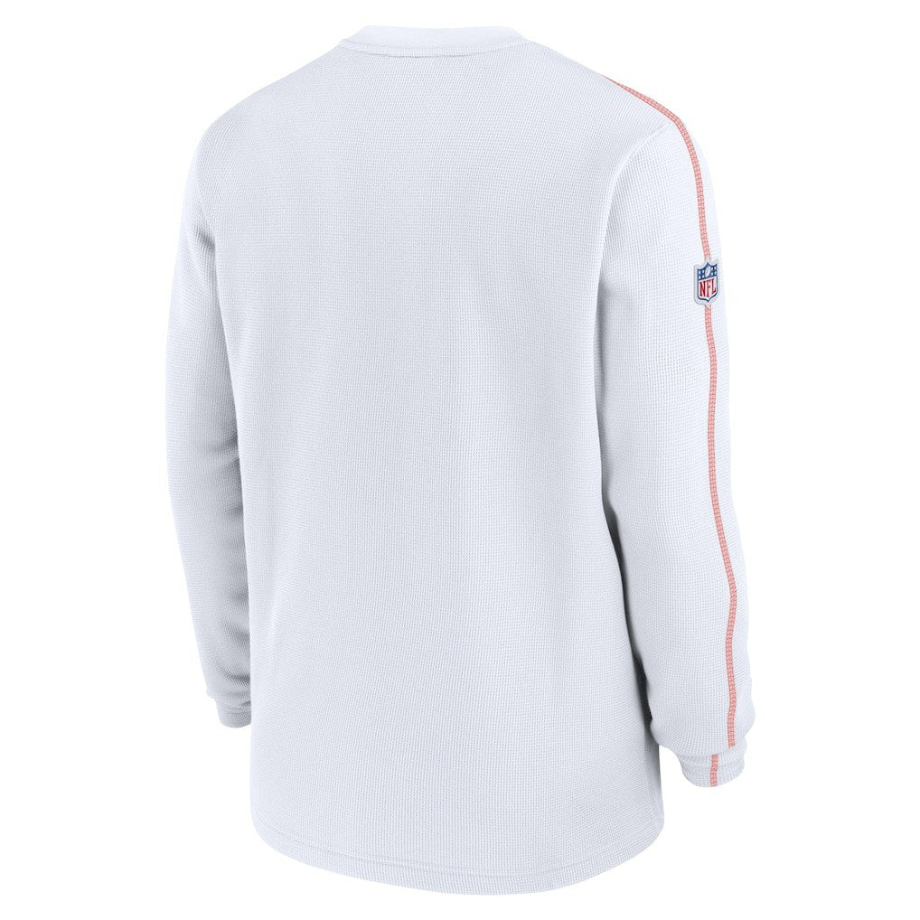 Nike Cleveland Browns Alternate Logo Coach Long Sleeve Top White