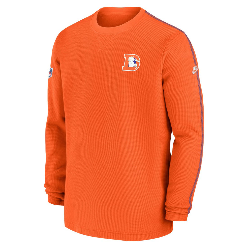 Nike Denver Broncos Alternate Logo Coach Long Sleeve Top Orange