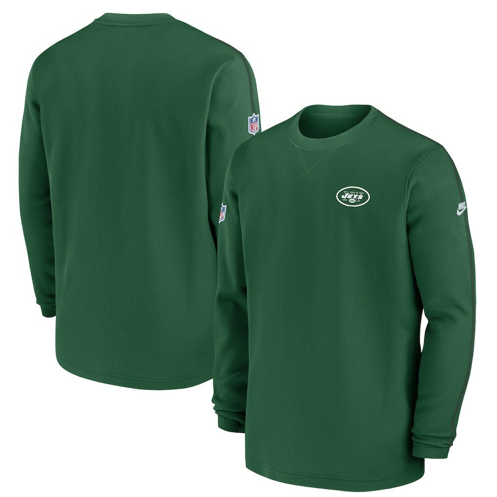 Nike New York Jets Alternate Logo Coach Long Sleeve Top Green