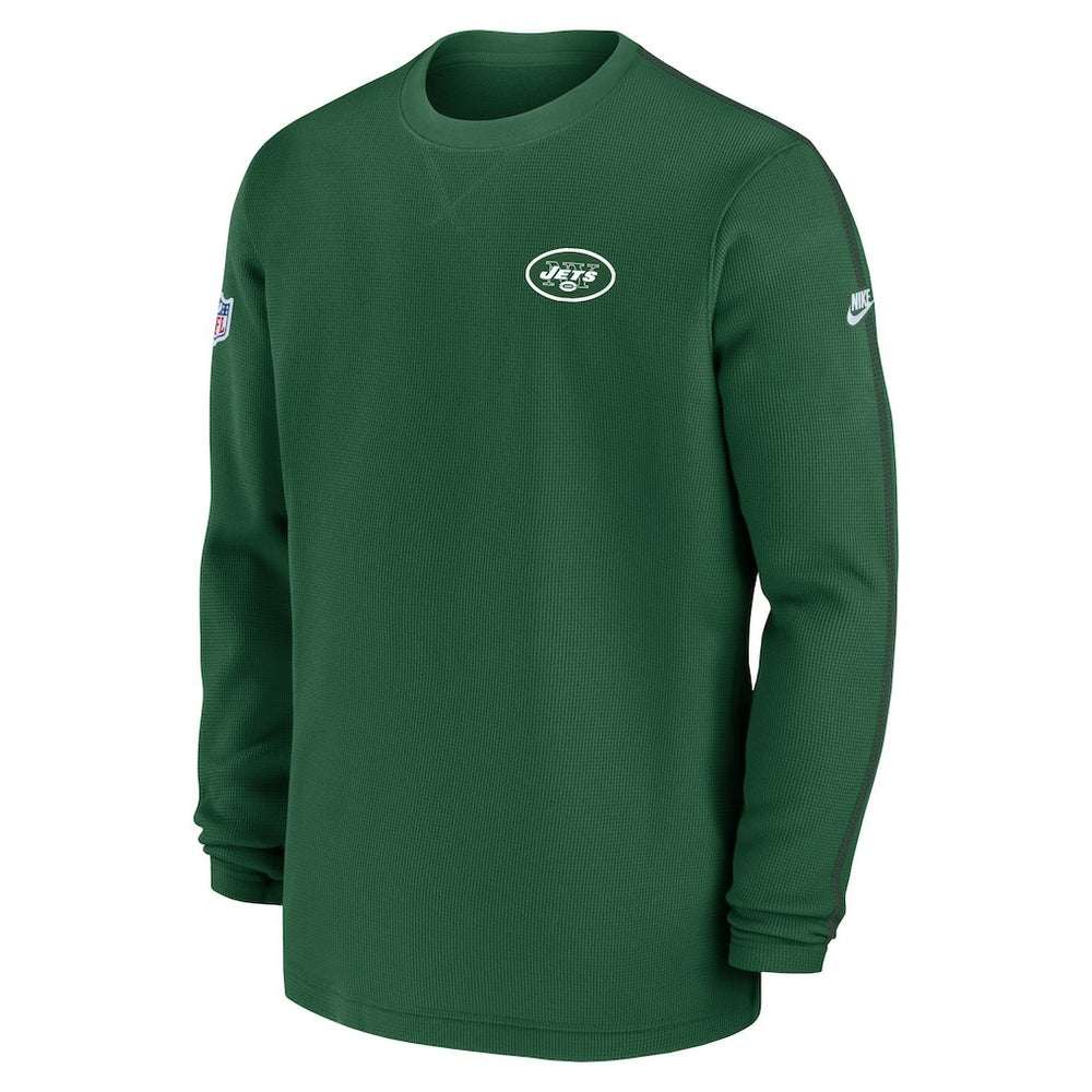 Nike New York Jets Alternate Logo Coach Long Sleeve Top Green