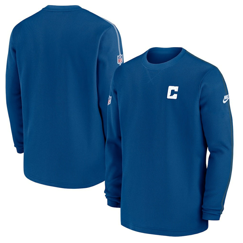 Nike Indianapolis Colts Alternate Logo Coach Long Sleeve Top Royal