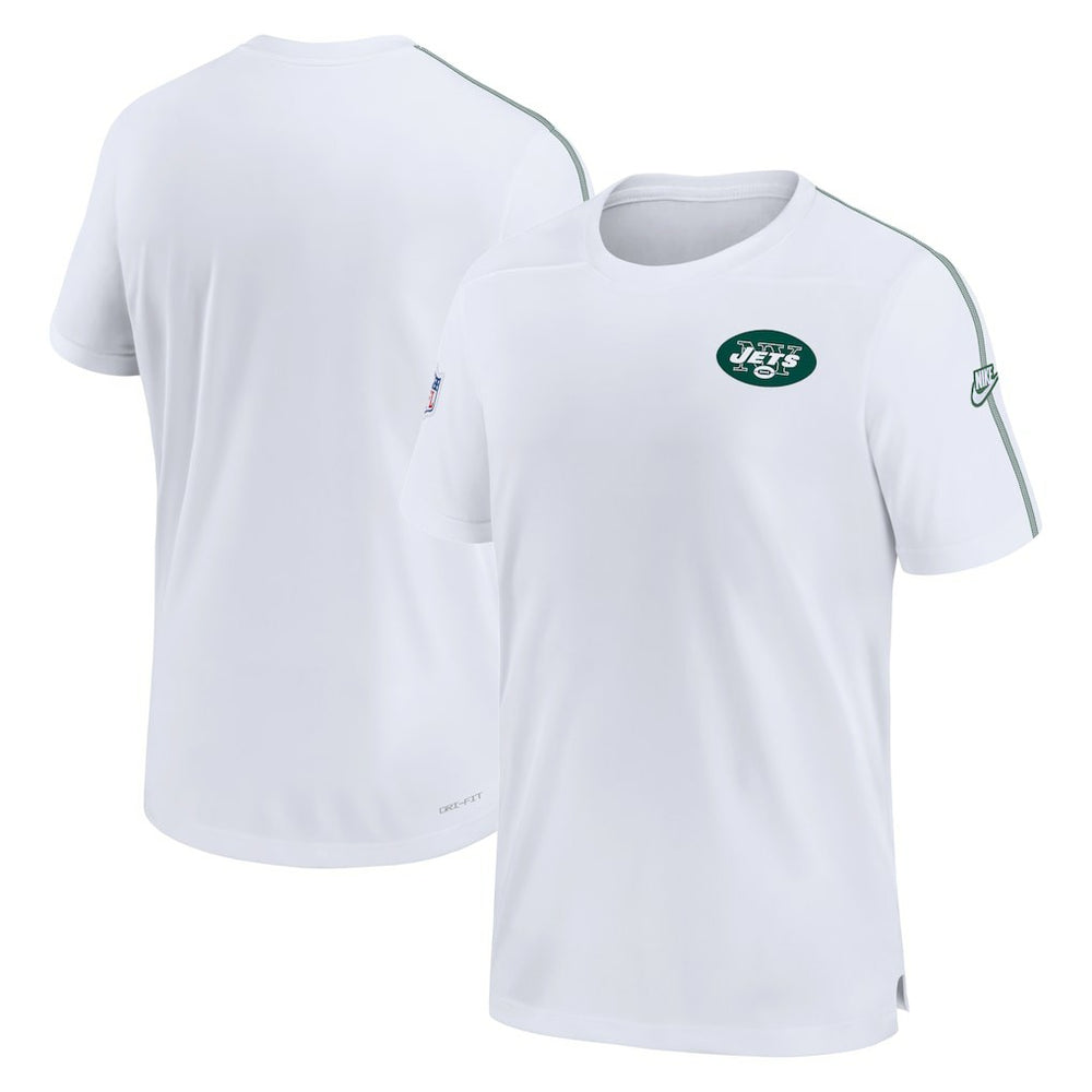 Nike New York Jets Sideline Alternate Logo Coach Performance Top White