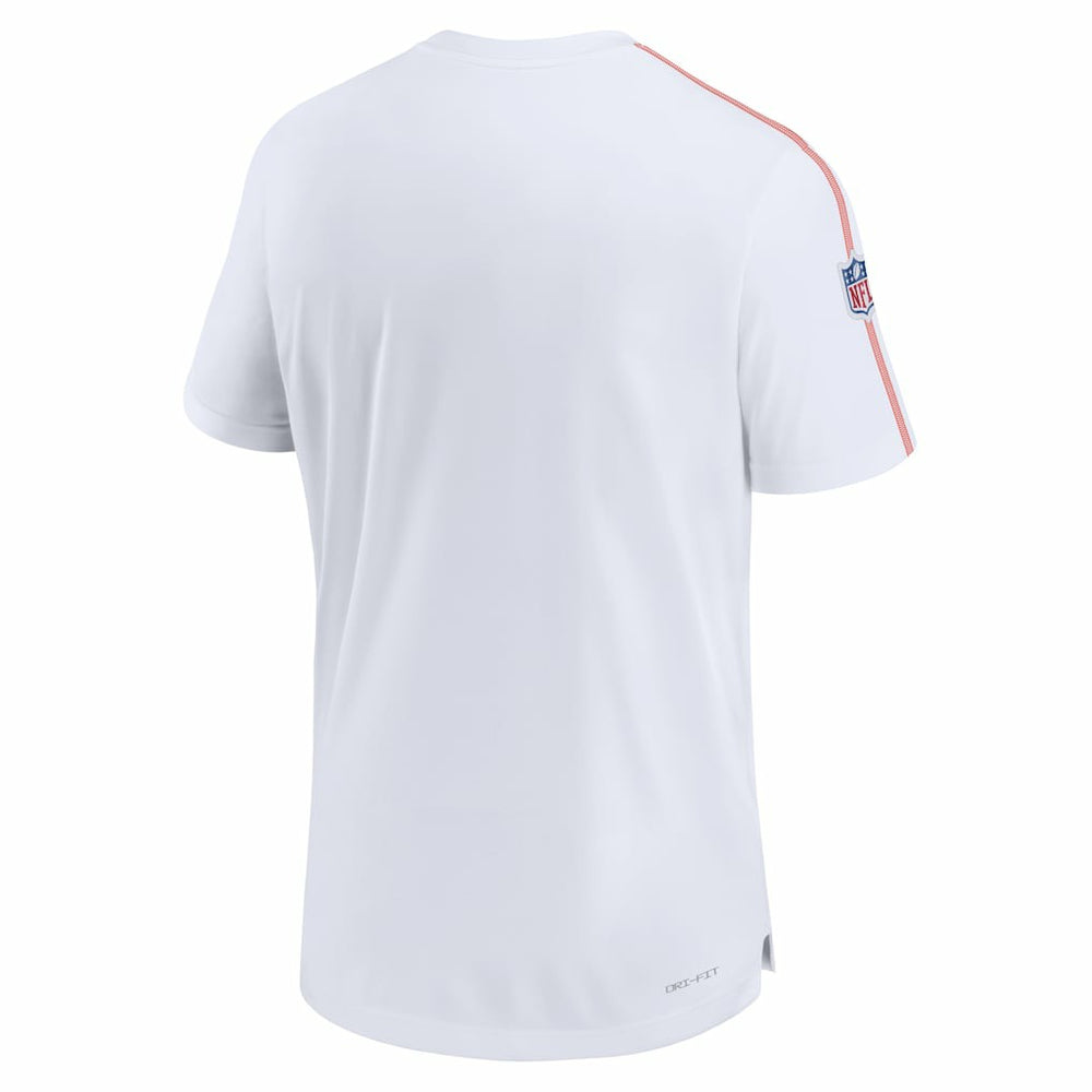 Nike Cleveland Browns Sideline Alternate Logo Coach Performance T-Shirt White