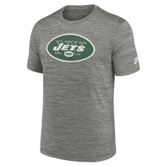 Nike New York Jets Sideline Velocity Throwback Logo Dri-FIT T-Shirt Gray