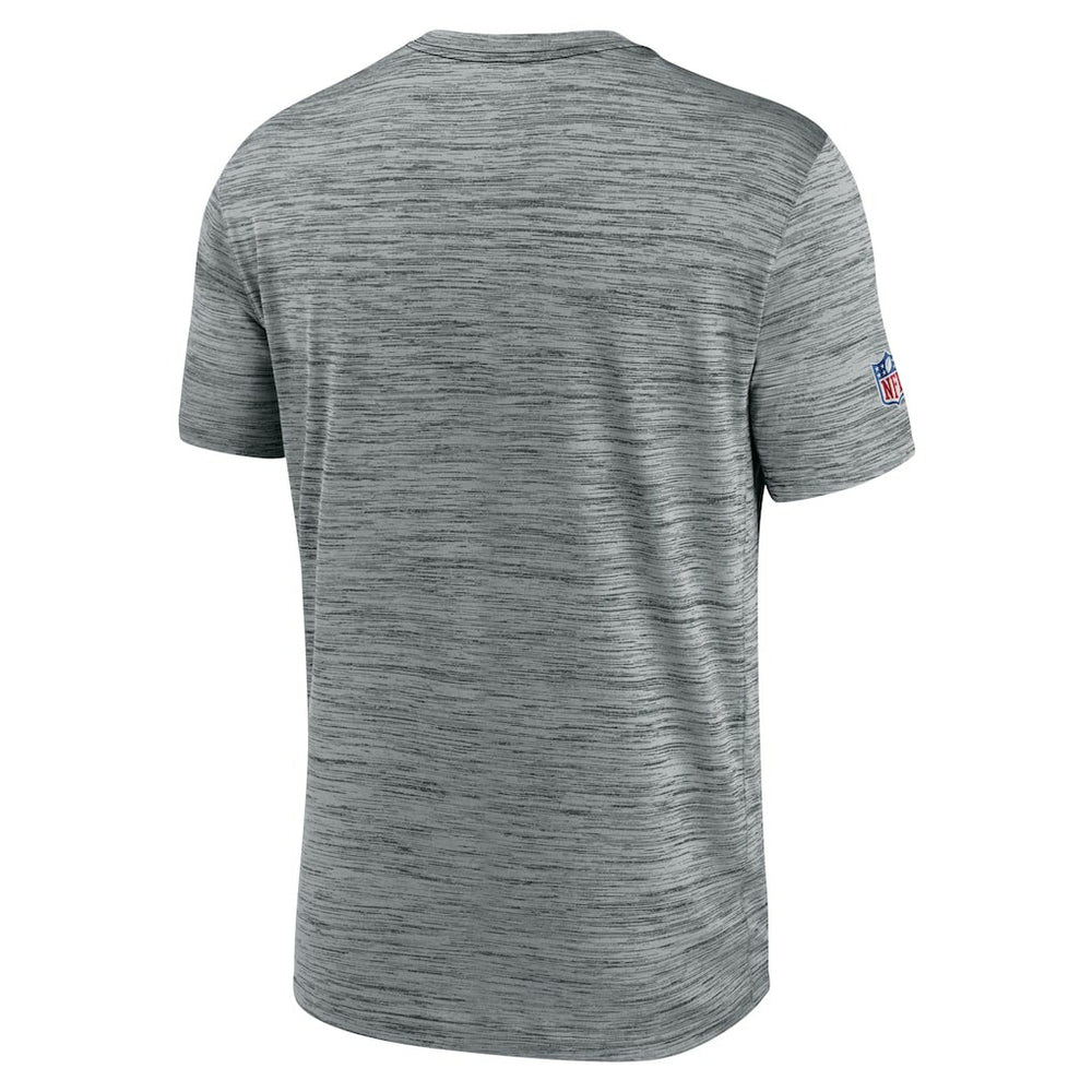 Nike Philadelphia Eagles Sideline Velocity Throwback Logo Dri-FIT T-Shirt Gray