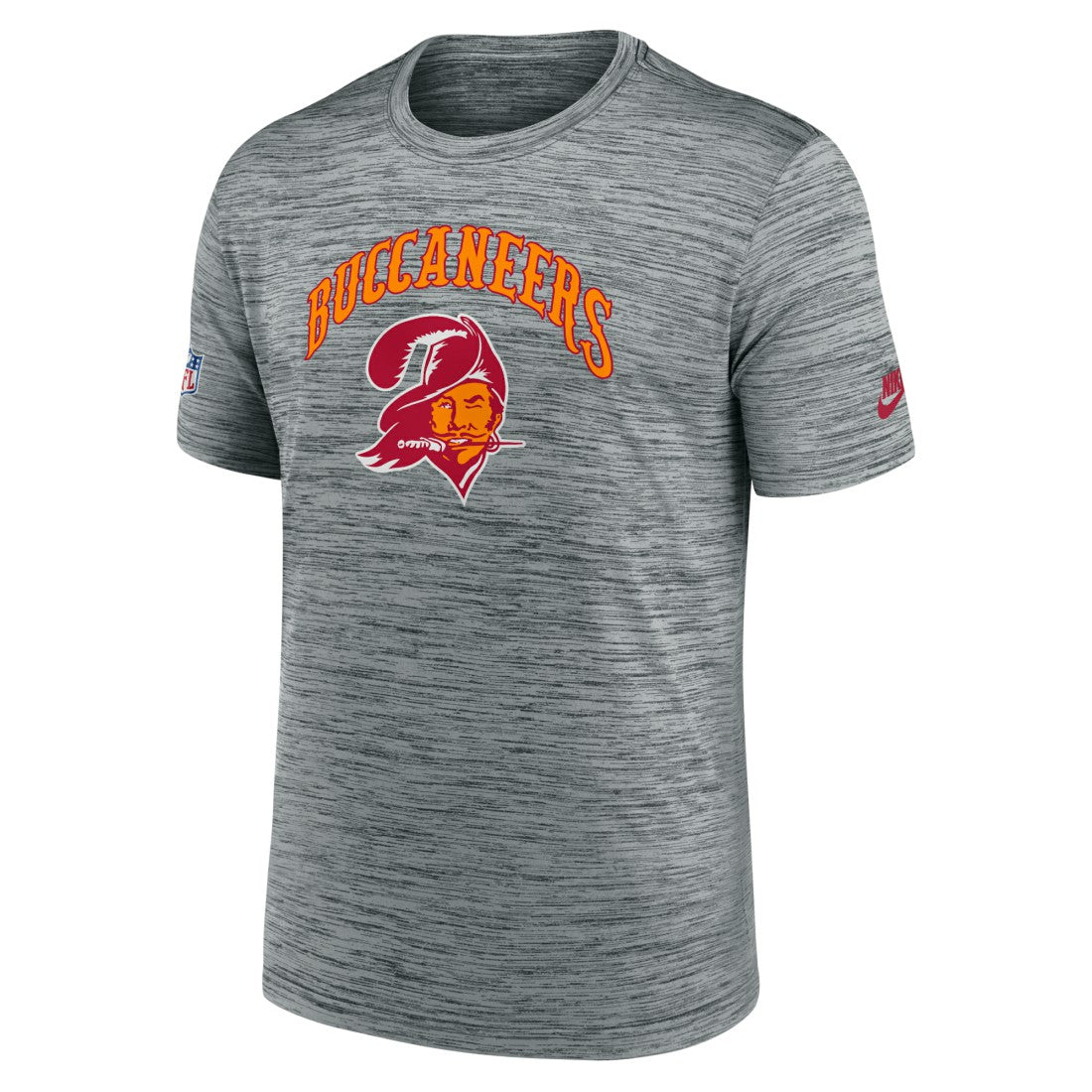 Nike Tampa Bay Buccaneers Sideline Velocity Throwback Logo Dri-FIT T-Shirt Gray