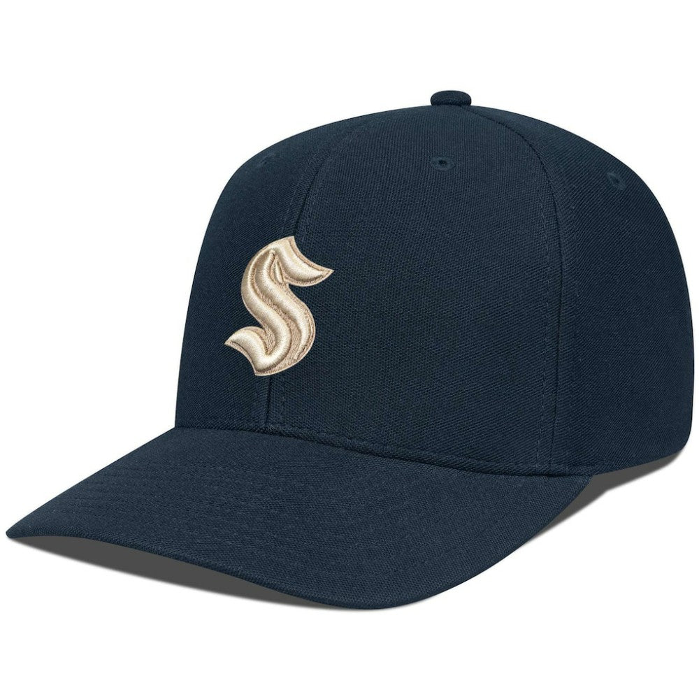 Seattle Kraken Levelwear Fusion Lefty Hat - Black - NHL 200853849