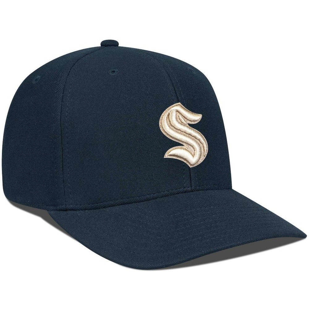Seattle Kraken Levelwear Fusion Lefty Hat - Black - NHL 200853849