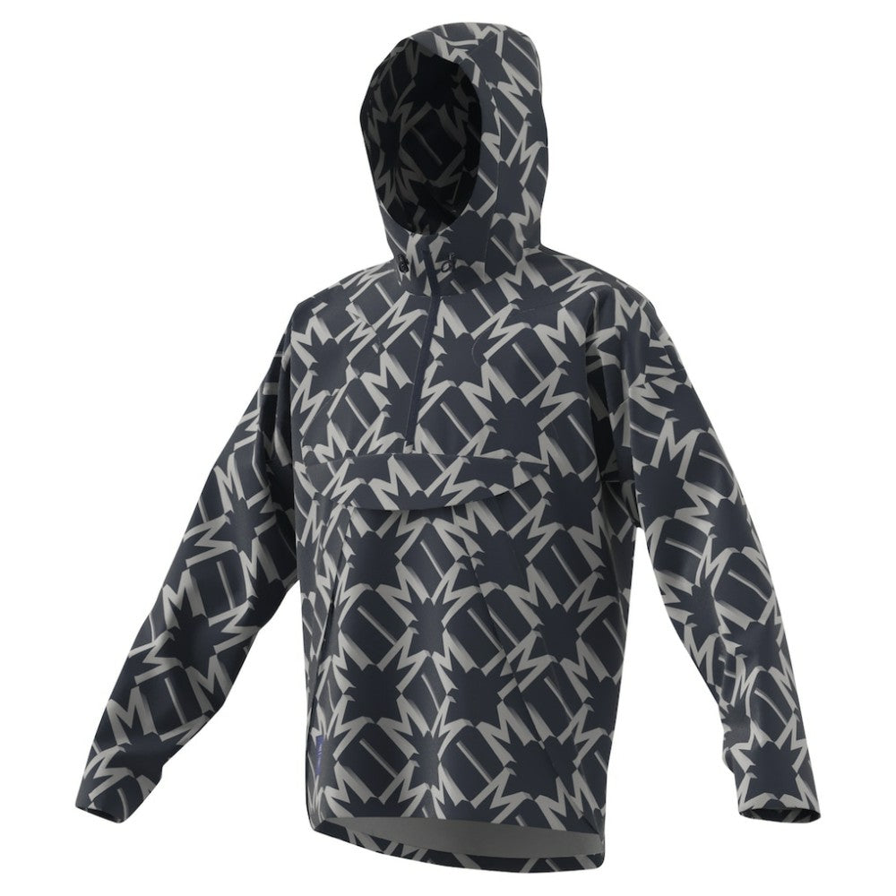Manchester United 2024/25 Half-Zip Hoodie Windbreaker Jacket Charcoal - Adidas sale
