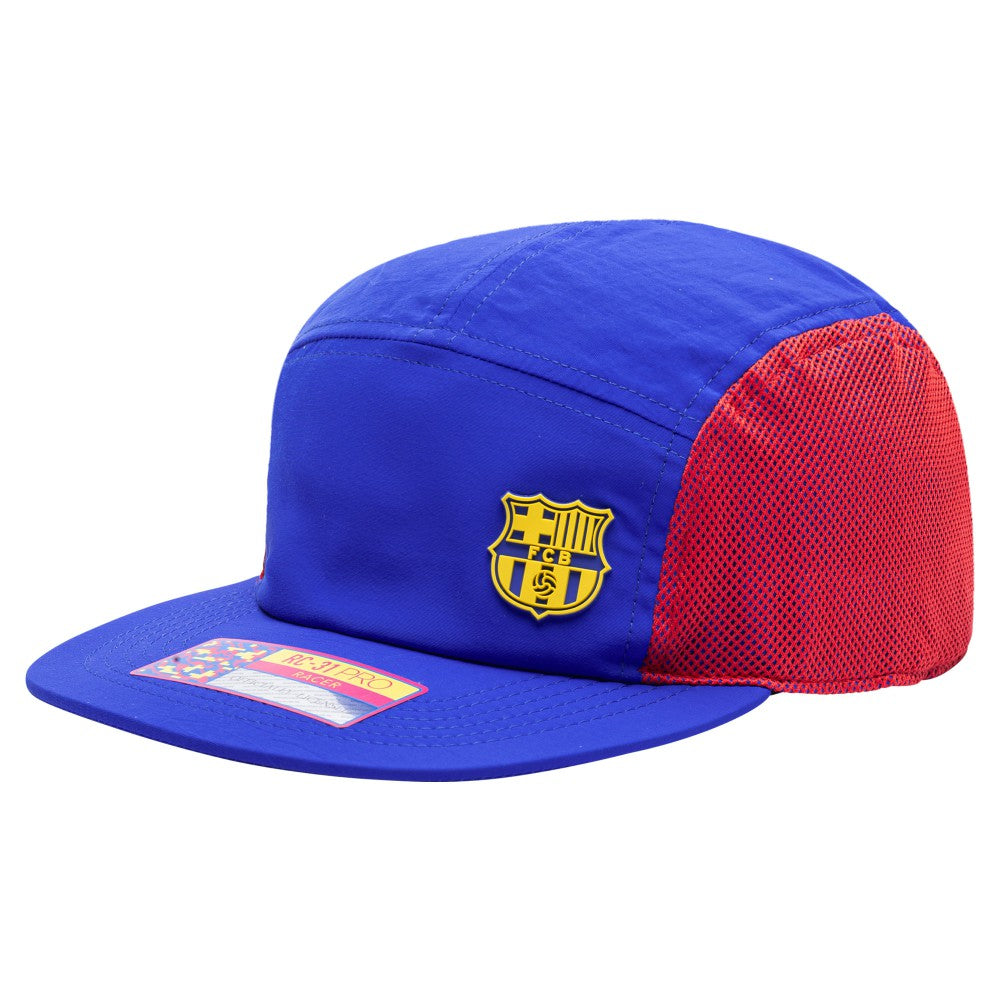 Barcelona Unisex Wing Racer Adjustable Hat Blue