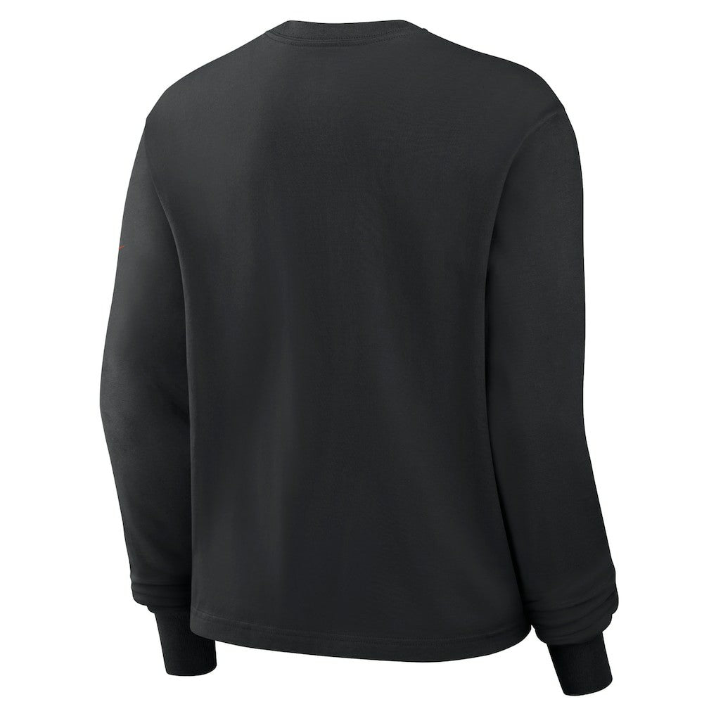 Nike Cincinnati Bengals Women's Boxy Long Sleeve T-Shirt Black