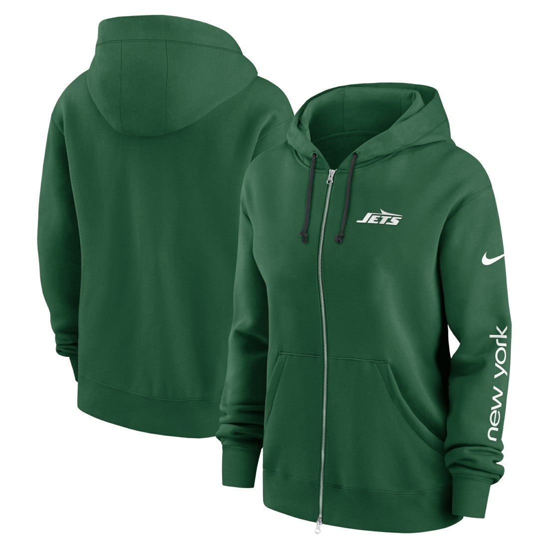 Nike New York Jets Women's Phoenix Full-Zip Hoodie Green