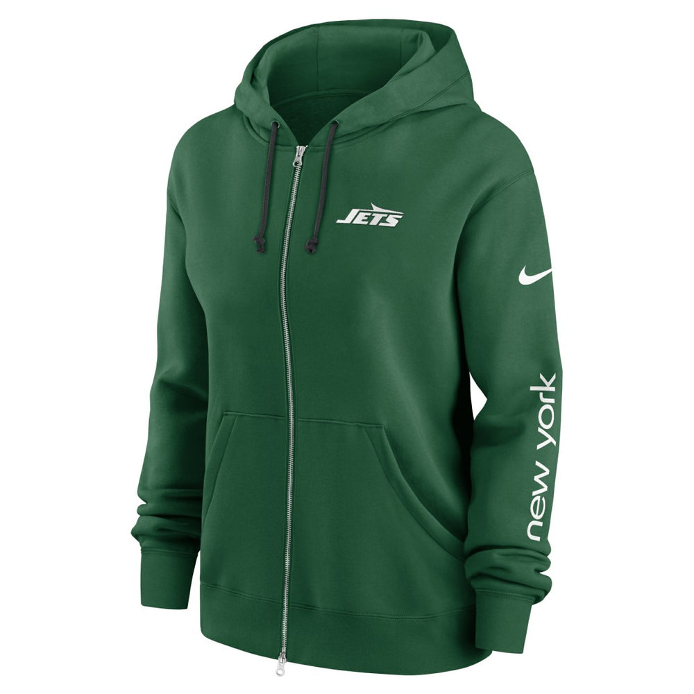 Nike New York Jets Women's Phoenix Full-Zip Hoodie Green