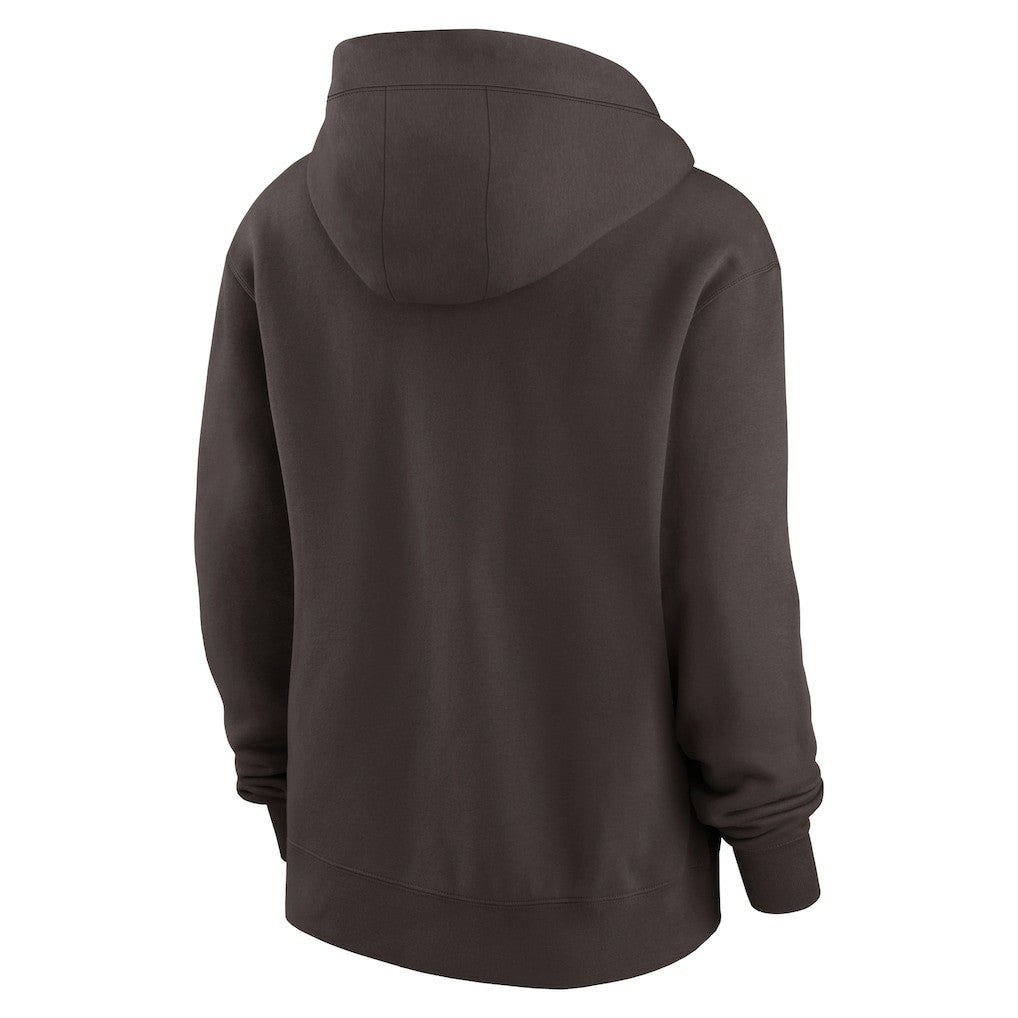 Nike Cleveland Browns Women's Phoenix Full-Zip Hoodie Brown