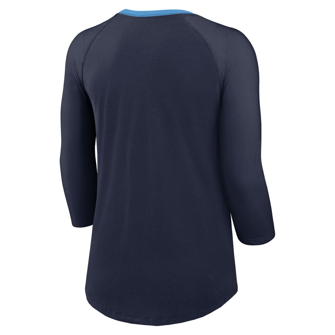 Nike Tennessee Titans Women's 3/4 Sleeve Raglan Fashion Top Navy