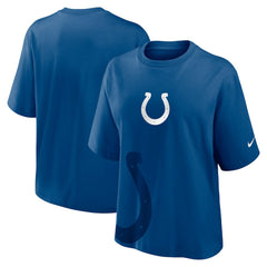 Nike Indianapolis Colts Women's Boxy T-Shirt Royal