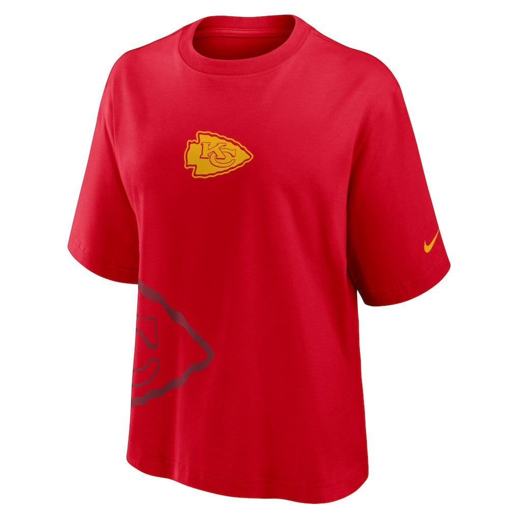 Nike Kansas City Chiefs Women's Boxy T-Shirt Red