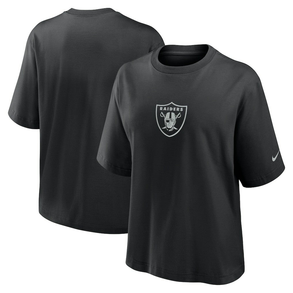 Nike Las Vegas Raiders Women's Boxy T-Shirt Black