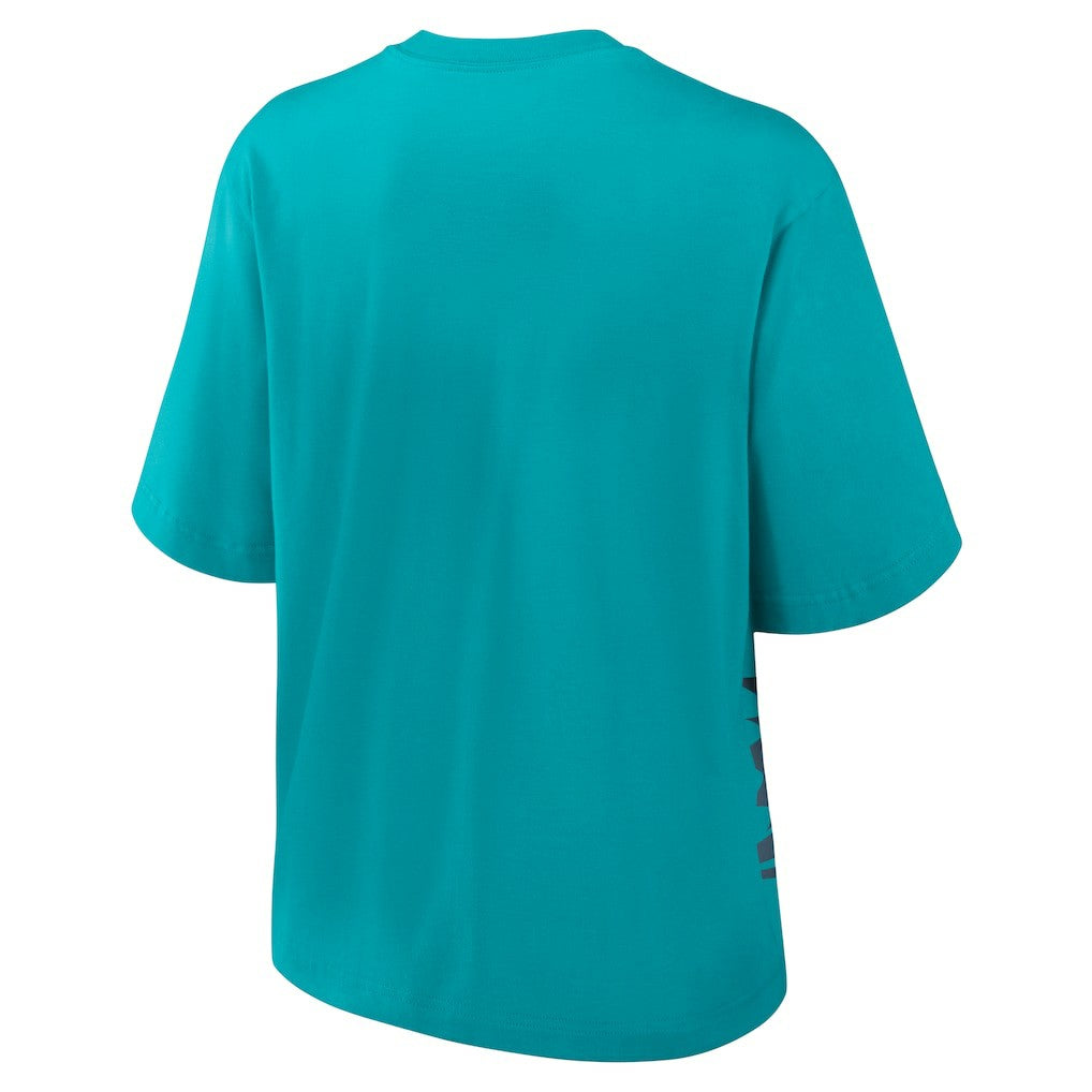 Nike Miami Dolphins Women's Boxy T-Shirt Aqua