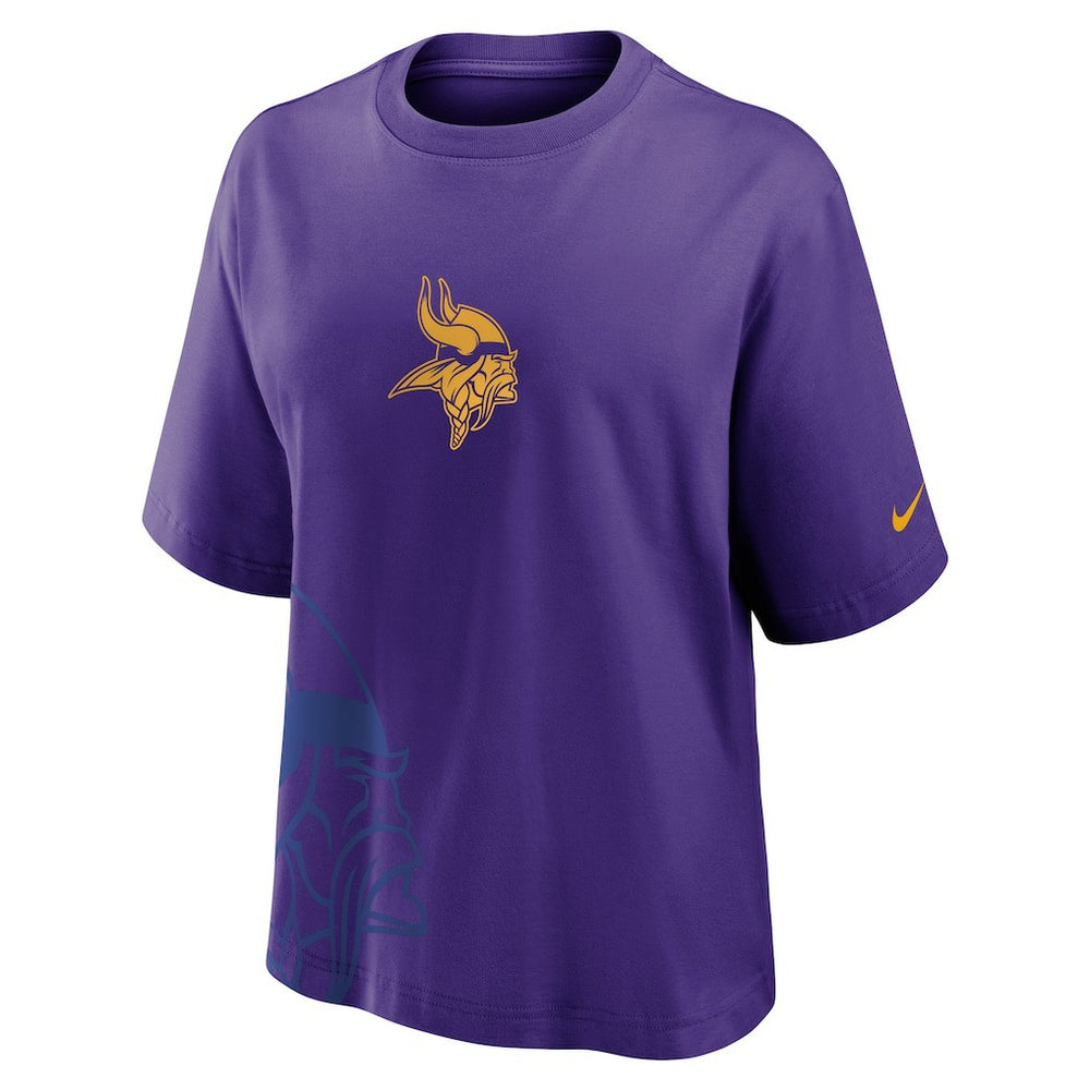 Nike Minnesota Vikings Women's Boxy T-Shirt Purple